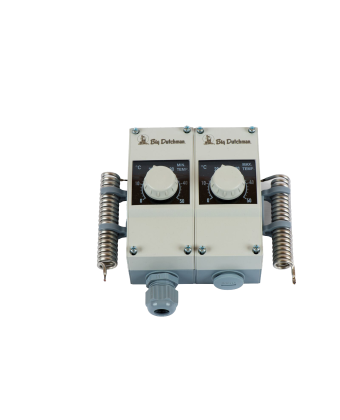 Big Dutchman Термостат Alarm heatTherm doppelt макс- мін 91-00-3907 - Фото