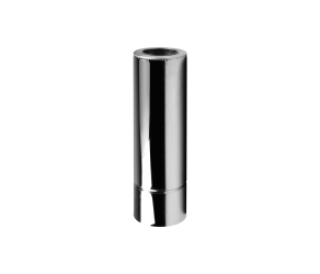 Ermaf Двостінна димоходна труба ? 200 мм, довжиною 1,0 м, з сертифікатом TUV (N50820069) - Фото