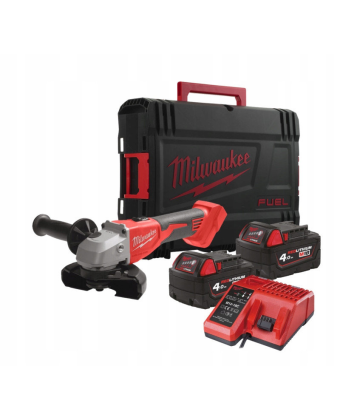Шліфмашина кутова акумуляторна Milwaukee M18 BLSAG125X-402X 125мм 18В 2x4А/год 4933492644 - Фото