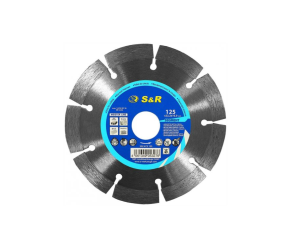 Диск алмазний Meister 125 x 22 x 222 segment, армовбетон,граніт,камінь S&R (252472125) - Фото