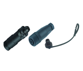 Розетка + вилка 4-контактна (штекер + гніздо + кришка) WDS-4P HOTRACO (HO07990100) - Фото