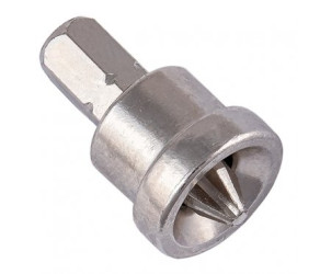 Бiта PH2 x 25 мм, сталь S2, з обмежувачем, 2 шт S&R (152010306) - Фото