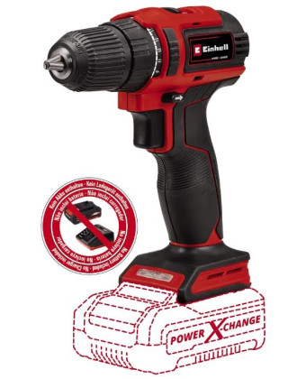 Шуруповерт-дрель ударная аккумуляторная Einhell TE-CD 18·40 Li BL - Solo PXC 18В 40Нм 0-350·0-1400об·мин 119кг без АКБ и ЗП 4513997 - Фото