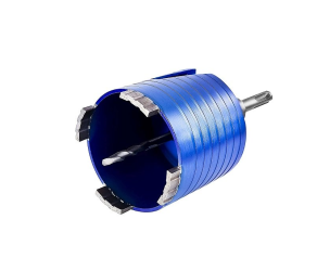 Коронка алмазна D82мм в зборі, SDS plus, мат-ли: залізобетон, бетон, цегла S&R (254001082) - Фото