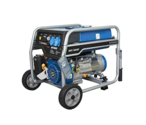 Бензиновий генератор Hyundai 4 кВт, 1ф, електричний стартер, 74dB, 625x495x520, PT3900 ATS, 65016 - Фото