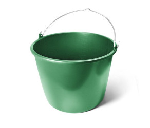 Відро пластмасове садово-городнє 20л (зелене) GRUNTEK (297001020) - Фото