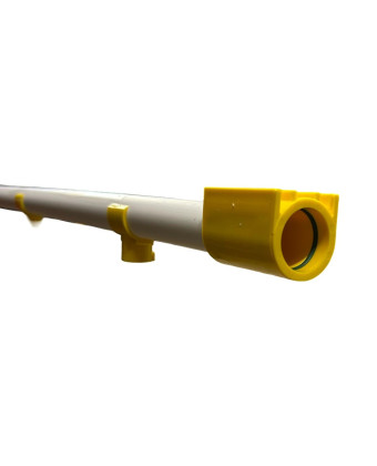 PVC tube, 05 saddles with yellow coupler & O ring Val-Co ( VKP05) - Фото