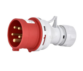 Вилка кабельна з реверсом фаз ETI EVO-1653 IP44 (16A, 400V, 3P+N+PE) (004482022) - Фото