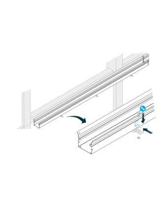 Munters  Труба водостічна з жолобом, (1-2673900) - Фото