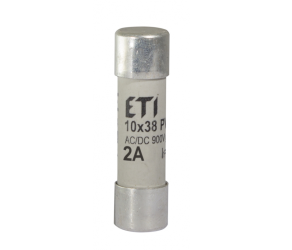 Запобіжник ETI CH 10x38 gR 2A 900V (50kA AC) (002625027) - Фото