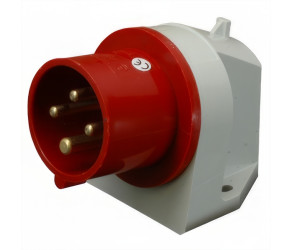 Вилка вбудована кутова ETI ER-1643 IP44 (16A, 400V, 3P+PE) (004482130) - Фото