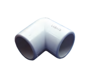 Elbow 25mm inside glue joint, white Lubing (4343-04) - Фото