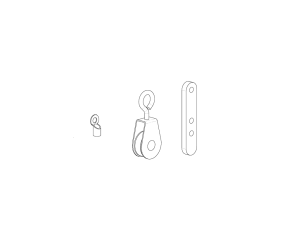 Комплект опор для трубопроводів з лебідкою, (10 x VD319, VEN91104, VE345, VS341) - 1 на VC316-L або Val-Co (820411) - Фото