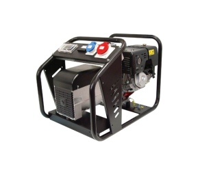 Gasoline generator, 49 kW, Honda, 3ph, manual start, 95dB, 780x560x520, G6000HTP - Фото