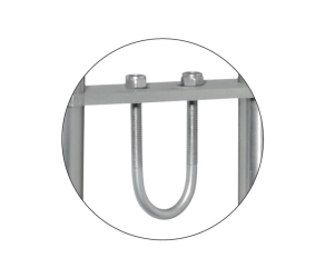 Adjustable Monoflo pipe bracket (80706-183-K) - Фото