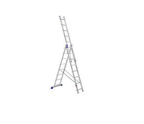 Драбина SVHR 3х8 алюмiнiєва трисекцiйна  STARK (525380503) - Фото