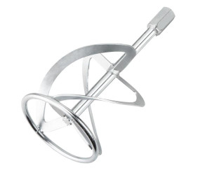 Мішалка для будівельних сумішей GRAPHITE для рідких розчинів М14 діаметр 120мм 230мм підтягуюча 56H702 - Фото