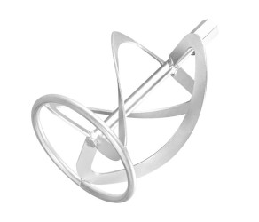 Мішалка для будівельних сумішей GRAPHITE для рідких розчинів М14 діаметр 140мм 230мм підтягуюча 56H704 - Фото