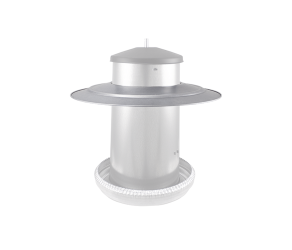 Козирок від дощу на 20-22 л годівниці, RIVER (VAD307/1) - Фото