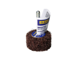Головка шлiфувальна Meister 40х20х6 з120 з нетканого матерiалу S&R (235426120) - Фото