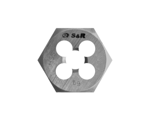 Плашка гексогональна М10 х 1,5 мм 6g HSS R6M5 S&R (111203010) - Фото