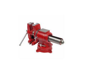 Тиски 130 мм слесарные поворотные в 2х плоскостях, с трубным зажимом STARK (523130165) - Фото