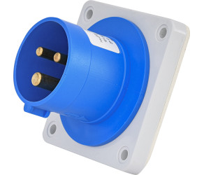 Вилка вбудована ETI ERR-1632 IP44 (16A, 230V, 2P+PE) (004482108) - Фото