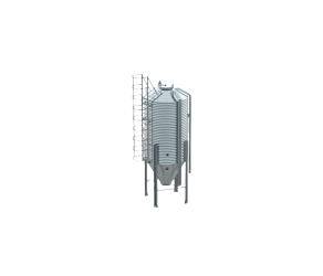 Galvanized silo Polnet 9 cubic meters (180-3) - Фото
