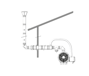 Ermaf Комплект кронштейнів для ковпаку, мобільний, для серії RGA/P (N51700160) - Фото