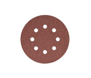 Grinder D125 mm with 180 5pcs 8 holes S&R (225180005) - Фото