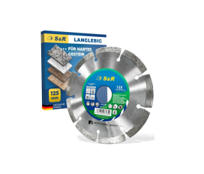 Диск алмазний Meister 125 x 22 x 222 segment, граніт,камінь, мармур S&R (252445125) - Фото