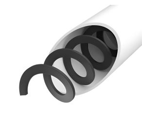 Roxell Гибкий шнек, спираль FA 90 (Шнек 71 мм для трубы D90 мм) (03200409) - Фото