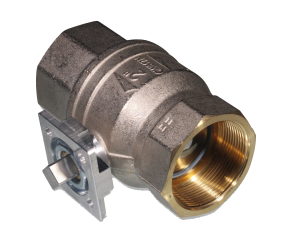 Big Dutchman Кран кульовий 2, пневматичний, без приводу К84-2 (VK00043) F05-V14 21-00-2160 - Фото