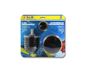 Набір щіток, 3 шт, S&R (139006301) - Фото