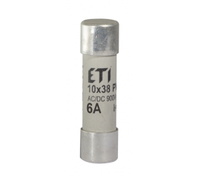Запобіжник ETI CH 10x38 gR 6A 900V (50kA AC) (002625029) - Фото