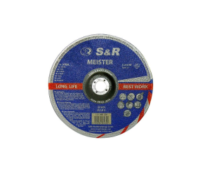 Круг зачисний Meister 230x60x222мм A24R BF абразивний  по металу S&R (131060230) - Фото
