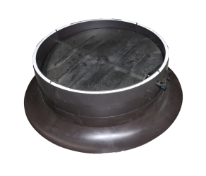 Big Dutchman Воронка всасывающая с поворотным затвором CL920 коричневый в сборе 60-45-4339 - Фото