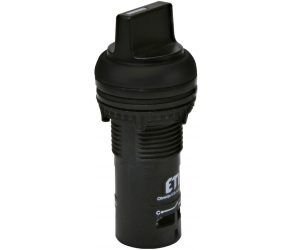 Package switch ETI ECS2S-N45-10 (1NO, 2 positions, with fix 0-1, 45°, black) (004771641) - Фото
