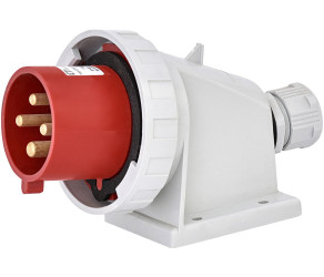 Силовая вилка настенная ETI EPH-1643 IP67 (16A, 400V, 3P+PE) (004482067) - Фото