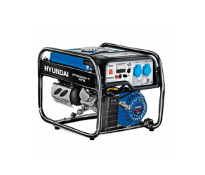 Генератор бензиновий, 5 кВт, Hyundai, 1ф, електростартер, 96dB, 700x540x530, PT6500T ATS, 65130 - Фото
