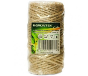 Шпагат джутовий 1,5мм х 50м,  GRUNTEK (295215050) - Фото