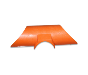 Big dutchman Адаптер труби половинка помаранчевий V14 труба 45мм f/grille Imperator 11-31-6018 - Фото