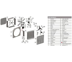 Захист великого шківа ES 80 Gigola (PBPES80-21)  - Фото