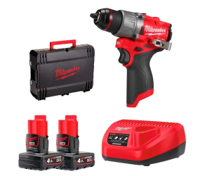 Шурупокрут-дриль акумуляторний Milwaukee M12 FPD2-402X 12В 2х4Агод VAD4933479869 - Фото