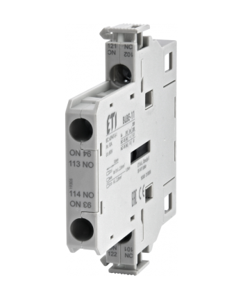Блок-контакт ETI BLBE-11 (1NO+1NC) (боковий, 1-й рівень, CEM450-560) (004656325) - Фото
