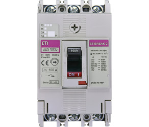 Circuit breaker, ETI, 100A (004671809) - Фото
