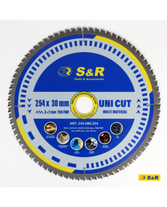 Spray disc 254x30x30mm 80 teeth FWF universal UniCut Meister S&R (245080254) - Фото