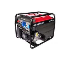 Gasoline generator, 45 kW, Honda, 1f, manual start, 96dB, 670x540x580, EG4500CL - Фото