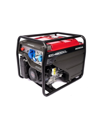 Бензиновий генератор, 4,5 кВт, Honda, 1ф, ручний старт, 96dB, 670x540x580, EG4500CL - Фото