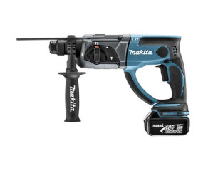 Cordless drill Makita DHR202RFJ SDS-plus LXT 18V battery 2x3A·h 2J 35kg DHR202RFJ - Фото